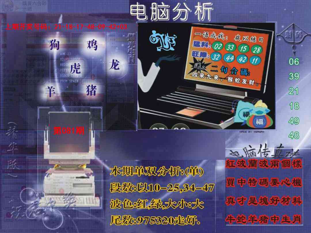 081期正版电脑分析贴士報[图]